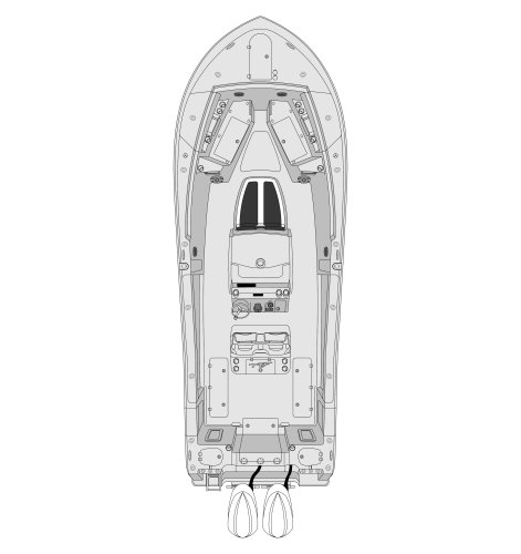 Overhead Image of Tidewater Boats 2025 CC